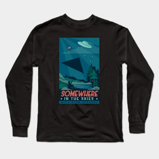 Somewhere in the Skies Postcard! Long Sleeve T-Shirt